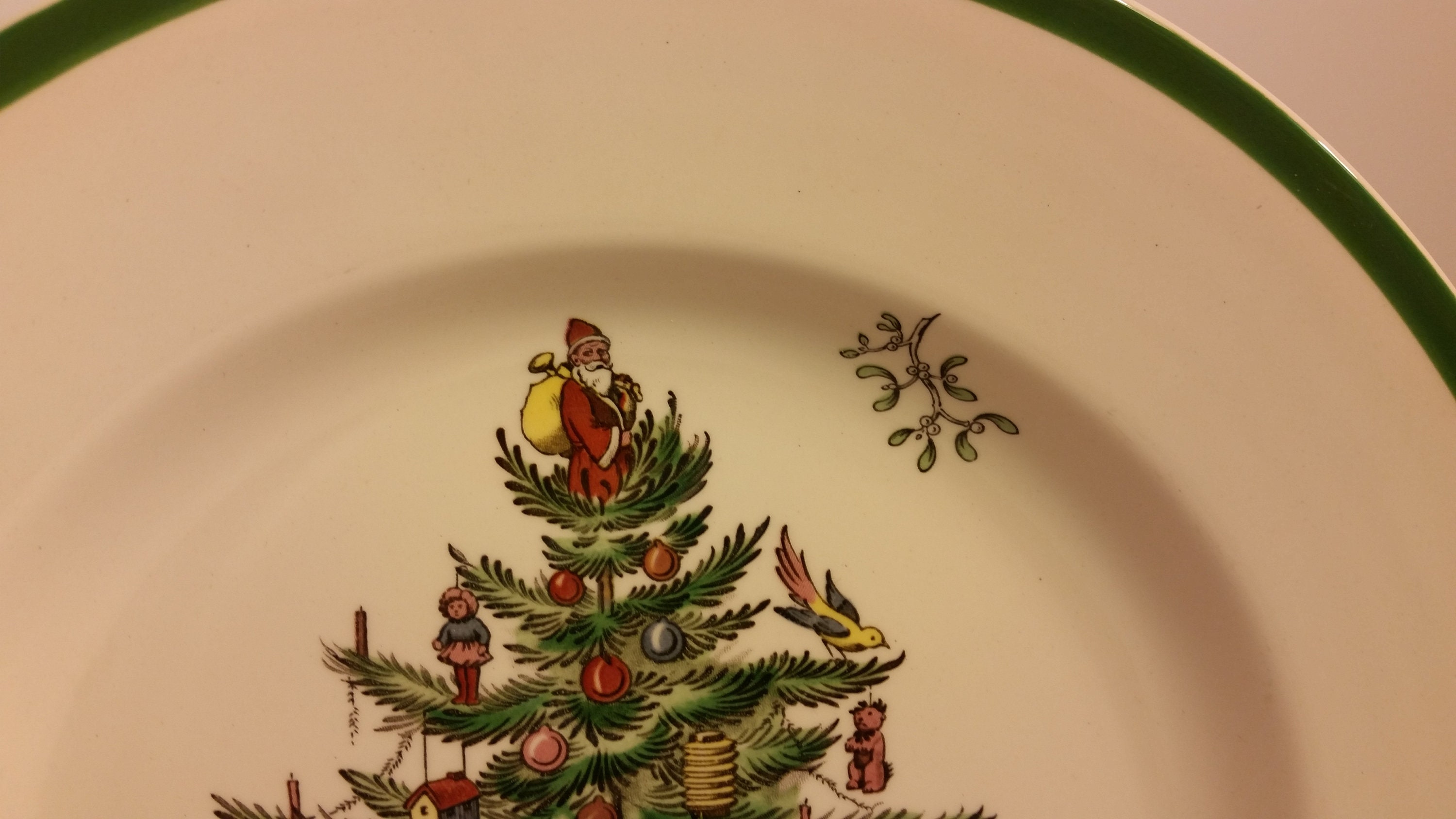 Spode Christmas Tree Dinner Plate Made in England Etsy