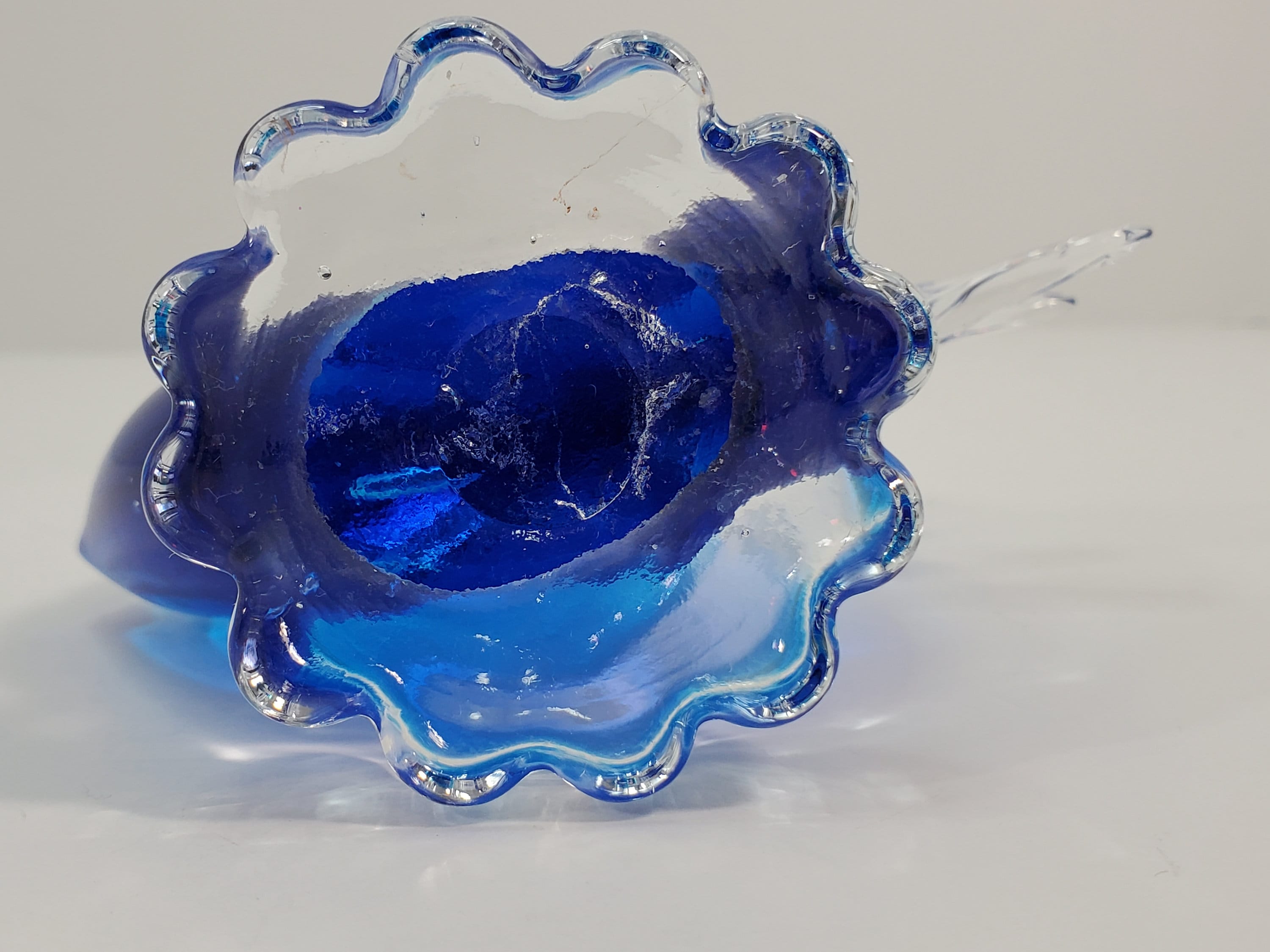 アートガラスの青い魚 - Etsy 日本