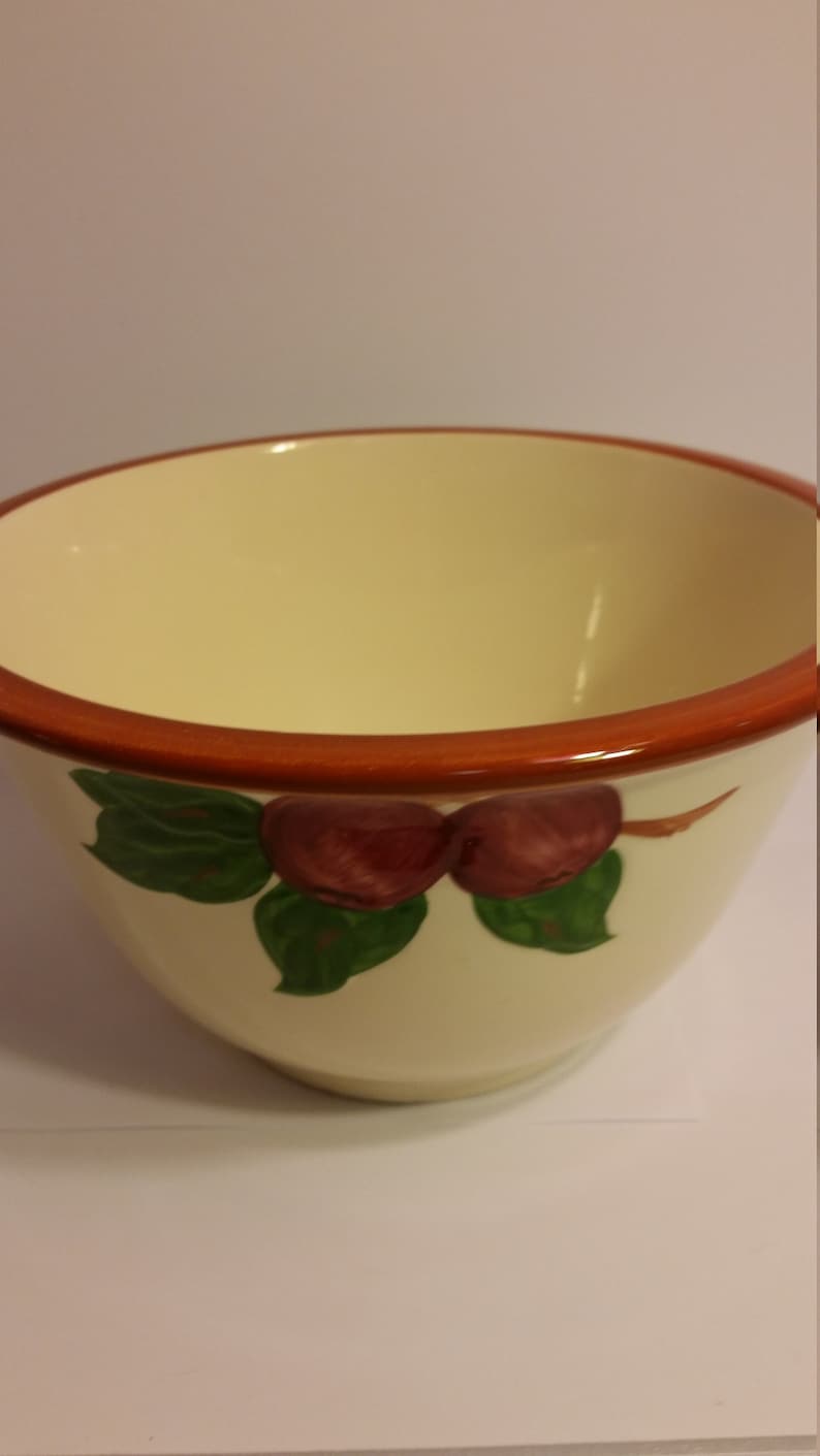 Franciscan Apple 9 Mixing Bowl Made in USA Etsy