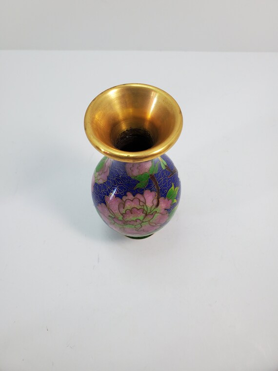 七宝焼き花瓶、5インチ - Etsy 日本