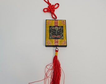 Chinese Knot Tassel with Block
