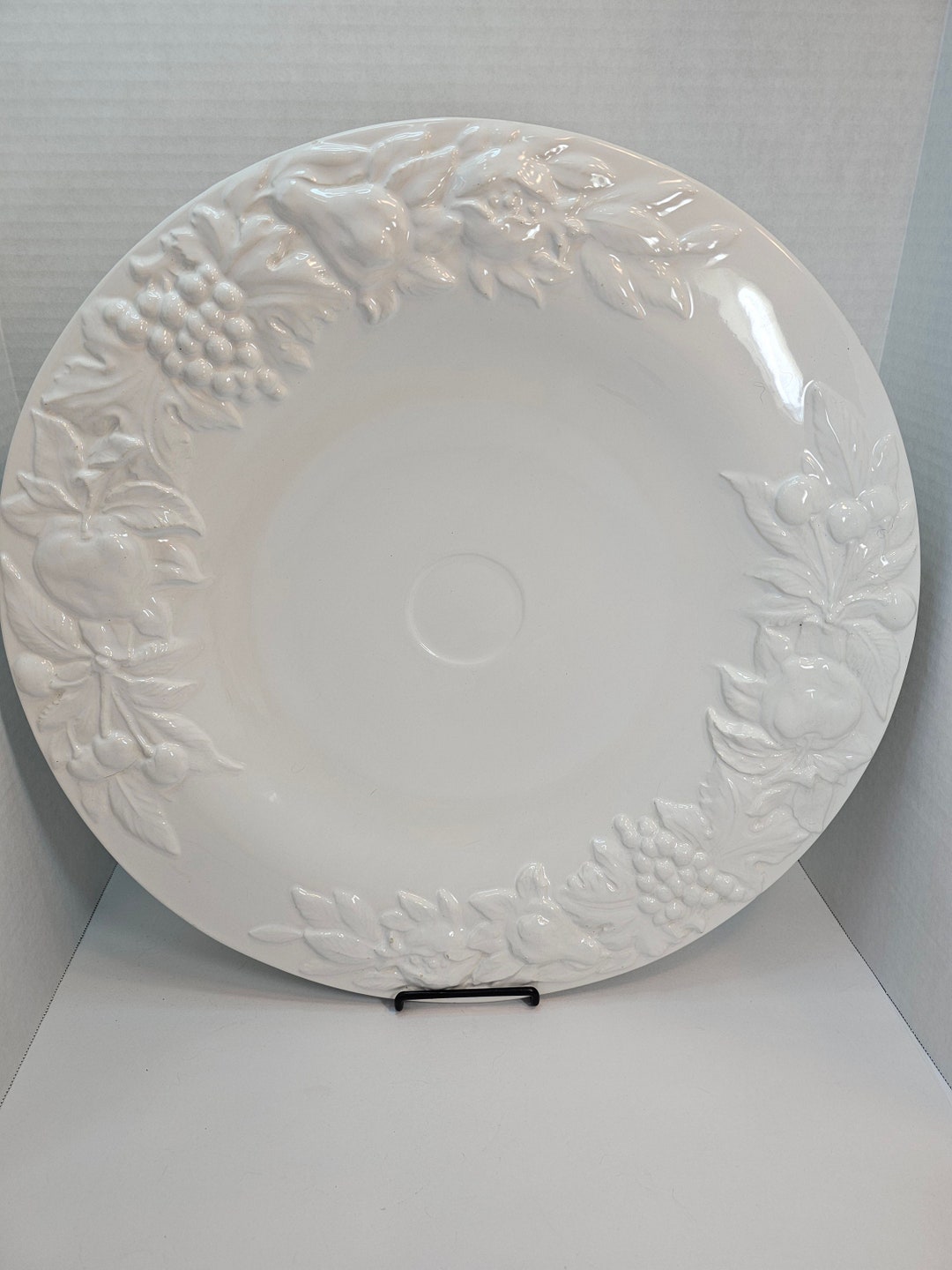 Buy Antica Fornace Fruit Motif Large Round Platter, Italy Online in India 