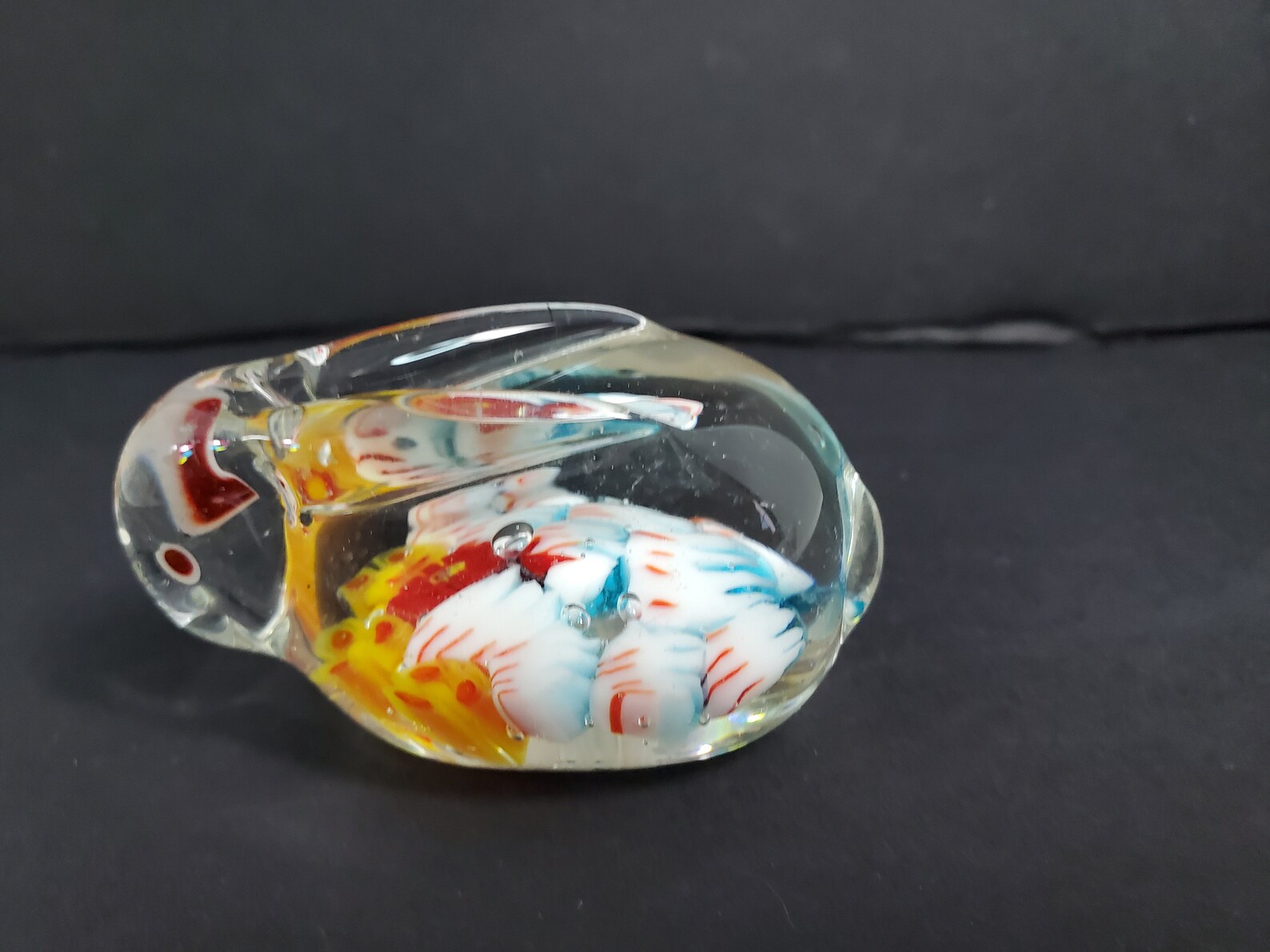Multicolor Glass Rabbit Paperweight - Etsy