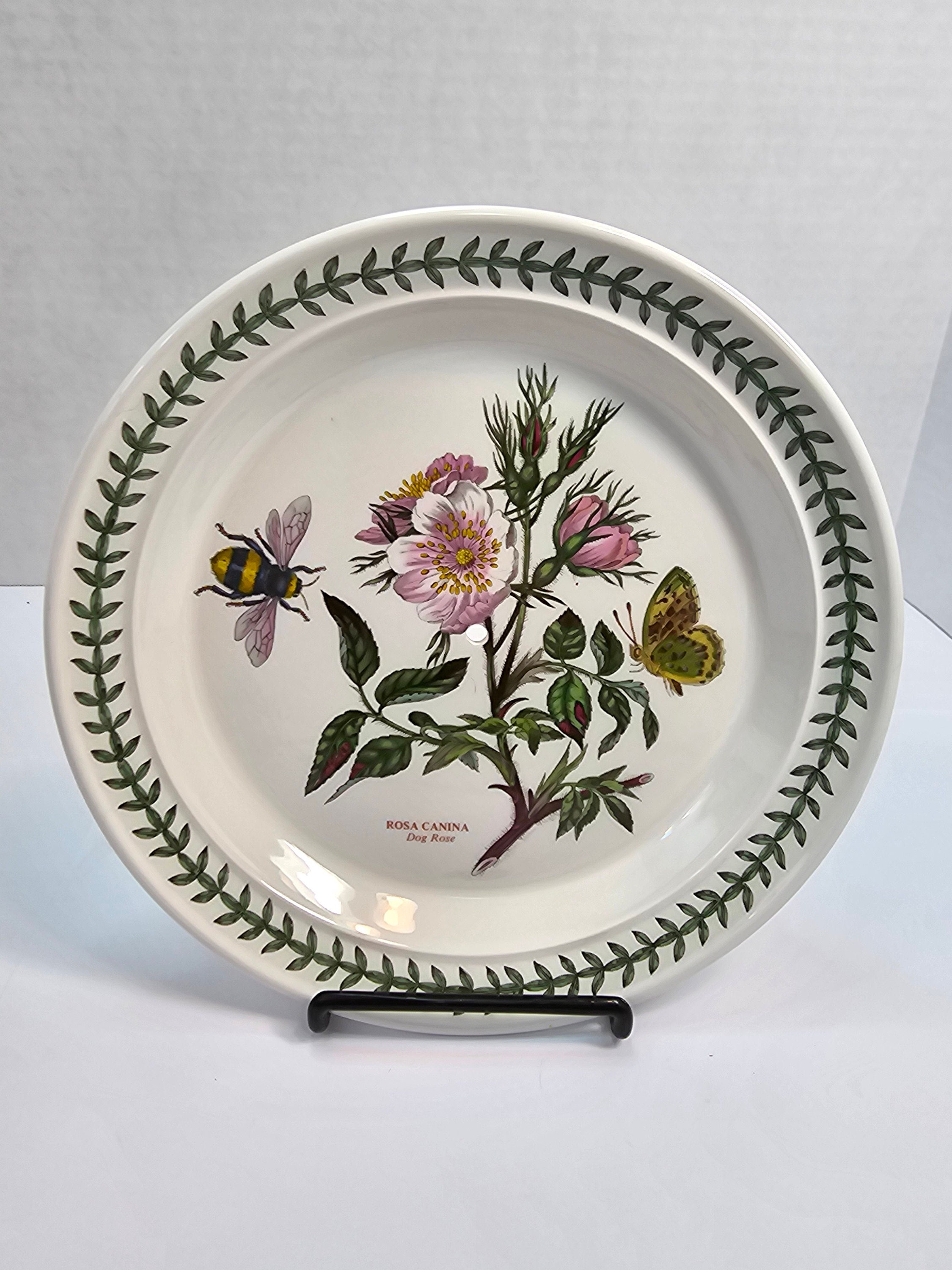 BTaT- Floral Dessert Plates, Deep Plates, 8 inch, Set of 6, Porcelain Bone  China, Appetizer Plates, Floral Plates, Salad Plates, Small Plates, Small