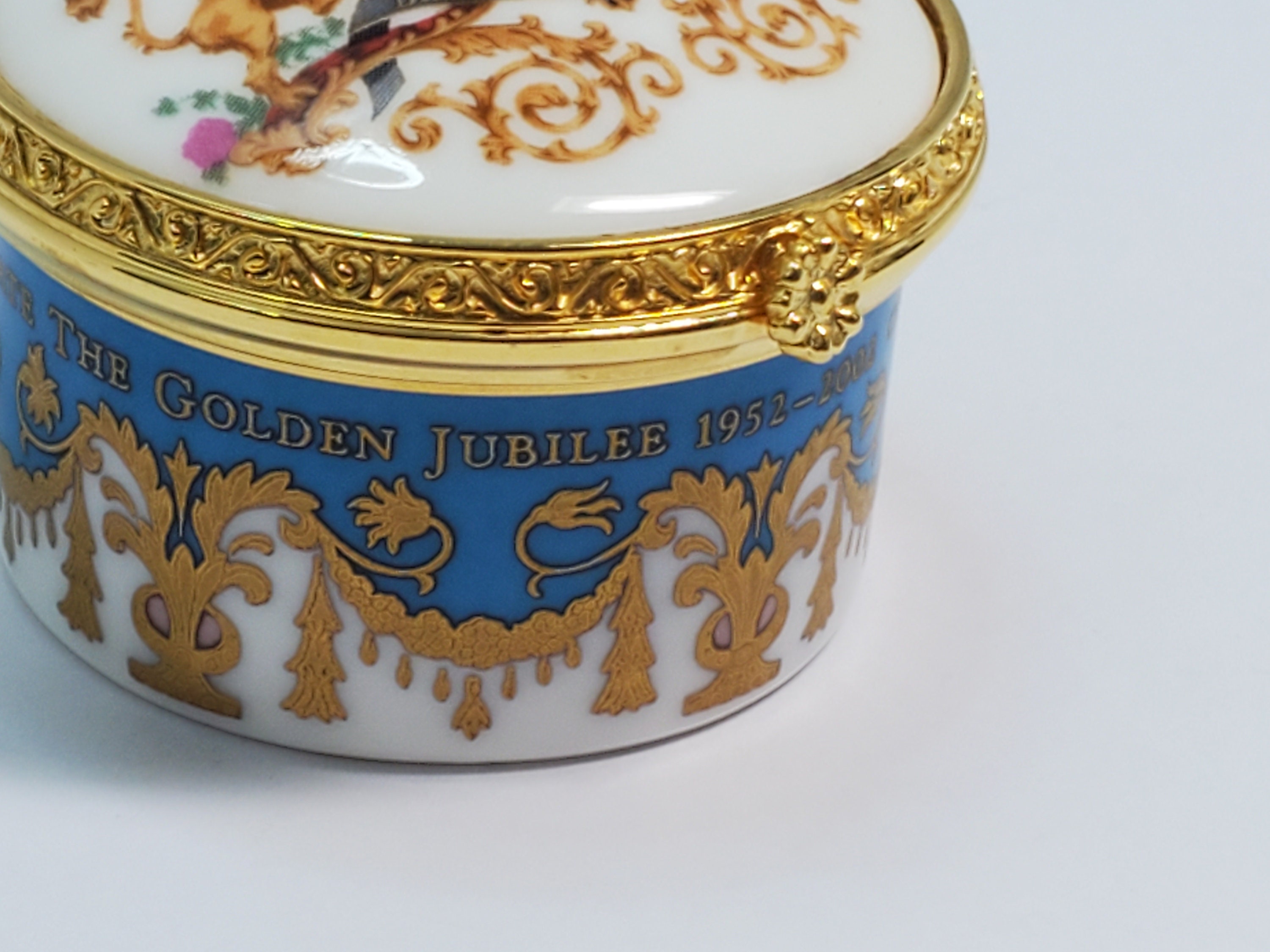The Royal Collection Golden Jubilee Trinket Box 2002 | Etsy