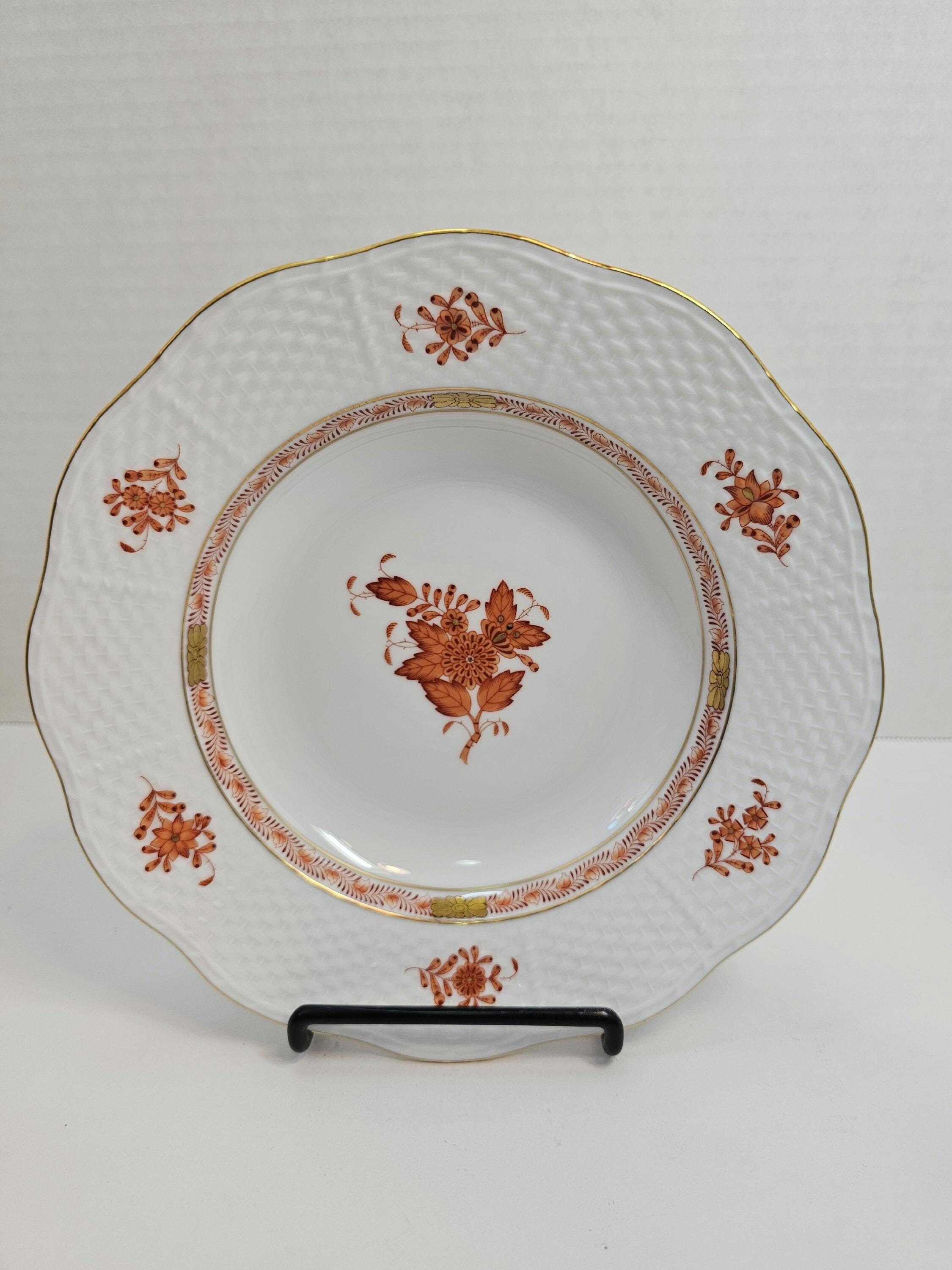 Herend Chinese Bouquet Rust - Etsy Herend Chinese Bouquet Rust - Etsy