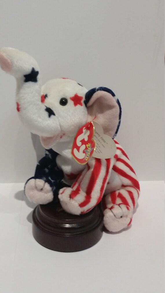 righty 2000 beanie baby value