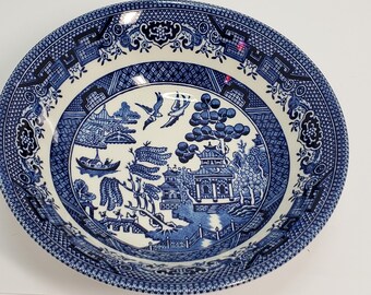 blue willow cereal bowls