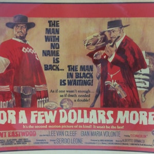 Cowboy Living, 14&quot; Western Movie Poster Collection Plate, For a Few Dollars More