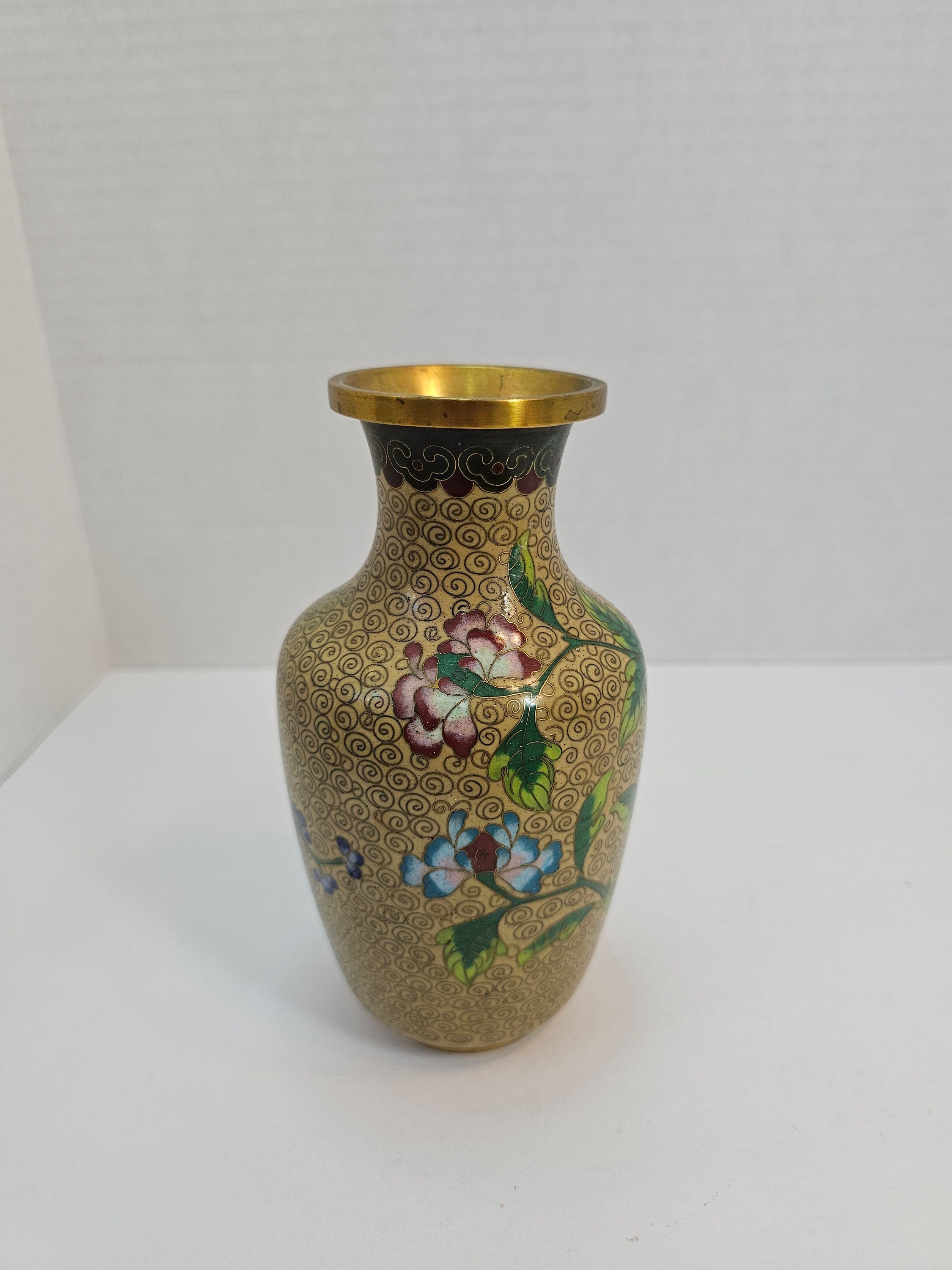 七宝菊花瓶 - Etsy 日本