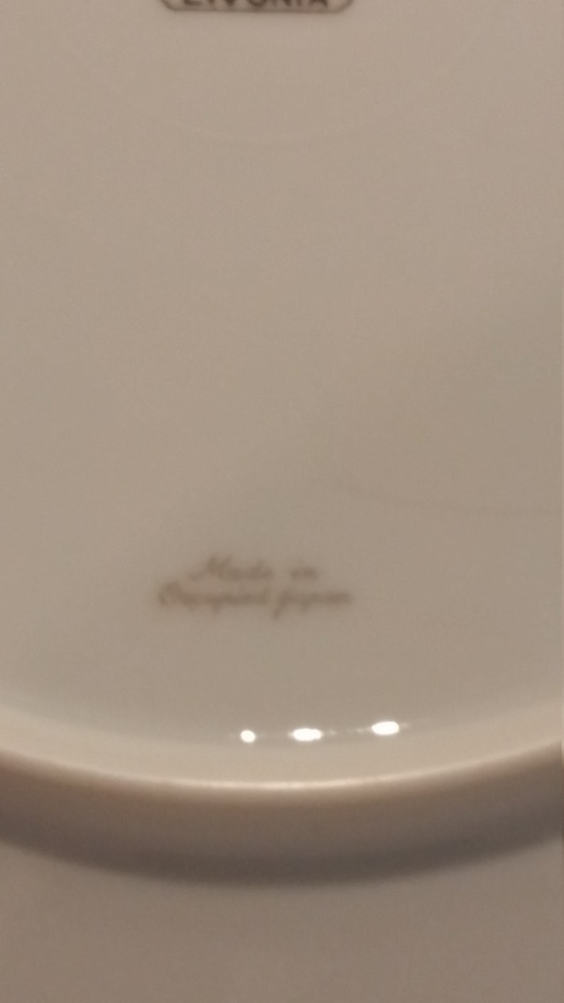 made in Occupied Japan Livonia by Meito Dinner Plate