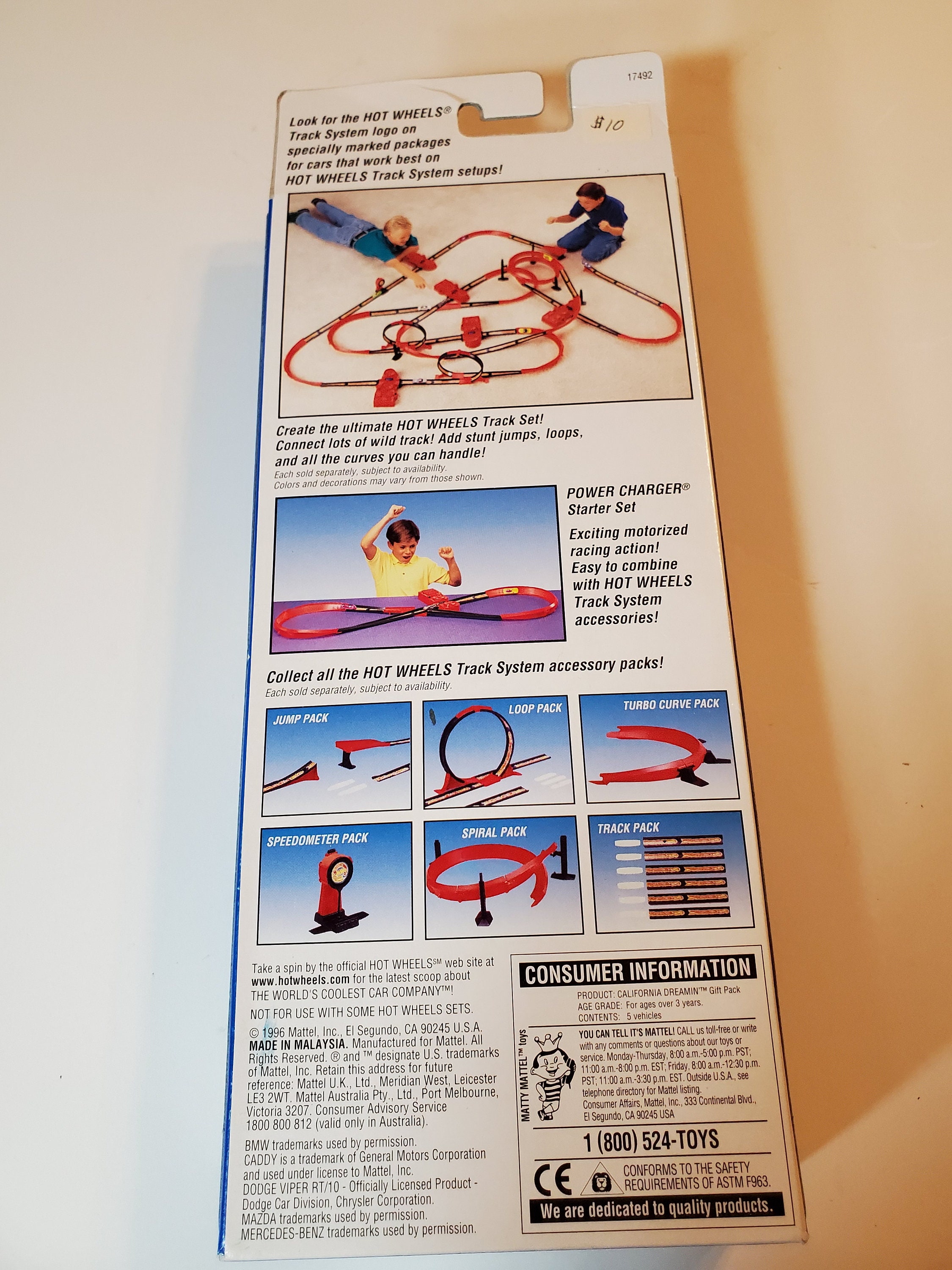 Hot Wheels California Dreamin' Gift Pack, 1996, Original Package