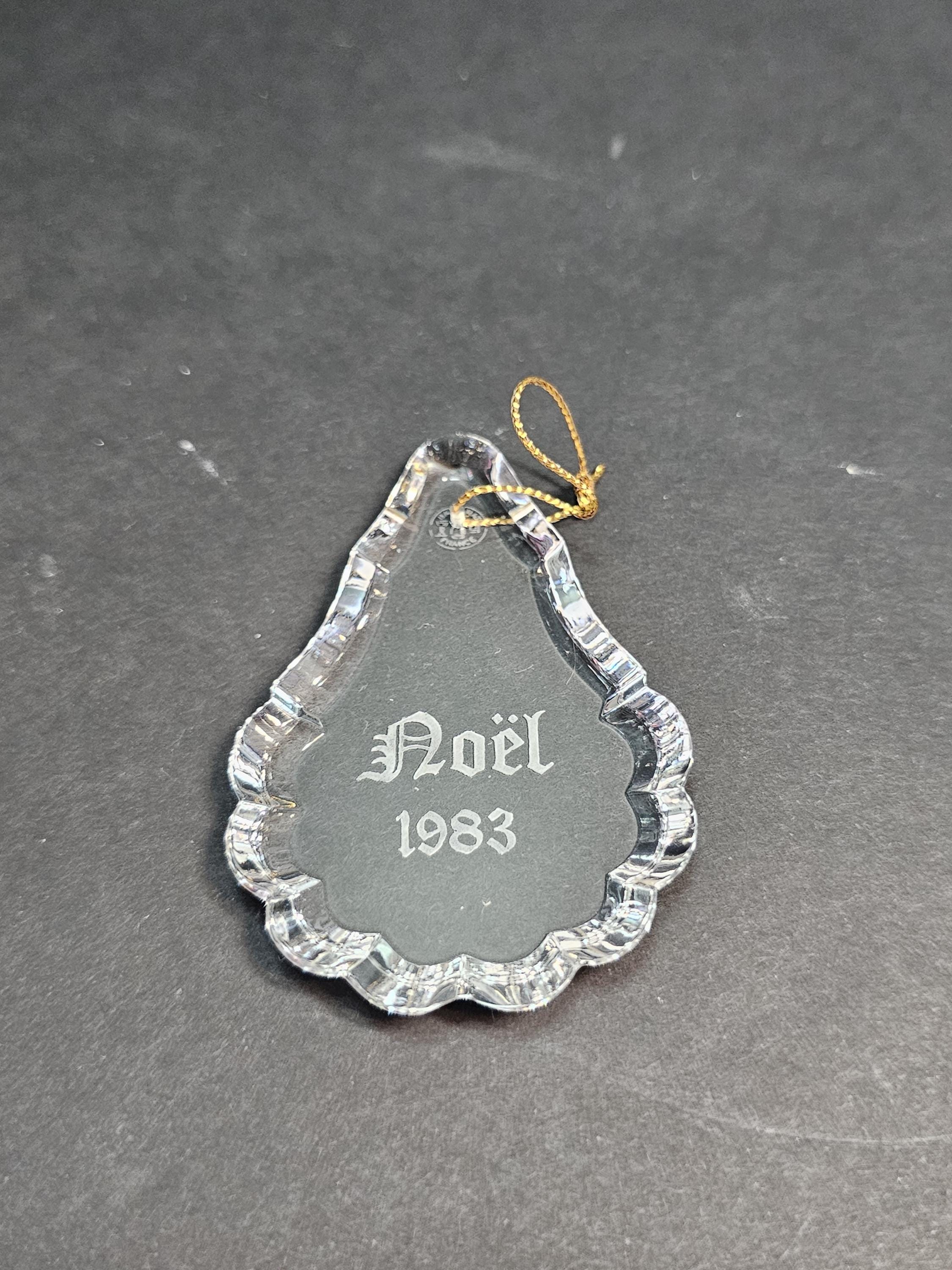 Buy Baccarat Noel 1983 Ornament, Original Box Online in India - Etsy