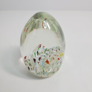 Multicolor Lava Bubble Egg Paperweight