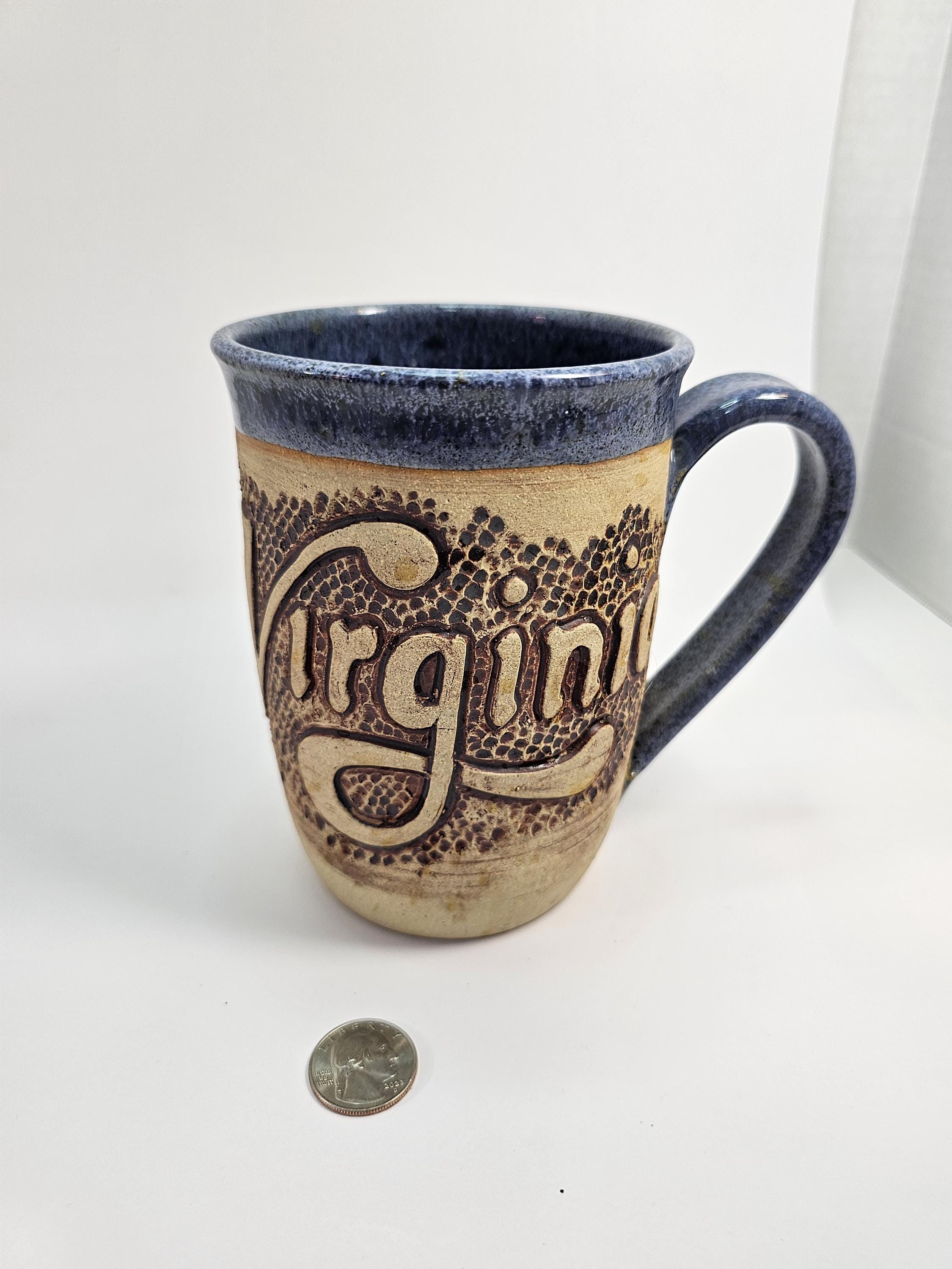 ヴァージニア陶器スタイン、アーティストサイン入り、1998年 - Etsy 日本