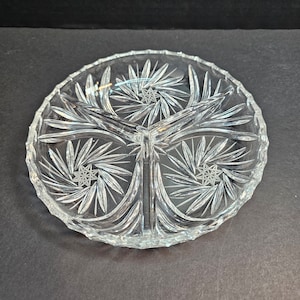 Crystal Divided Dish