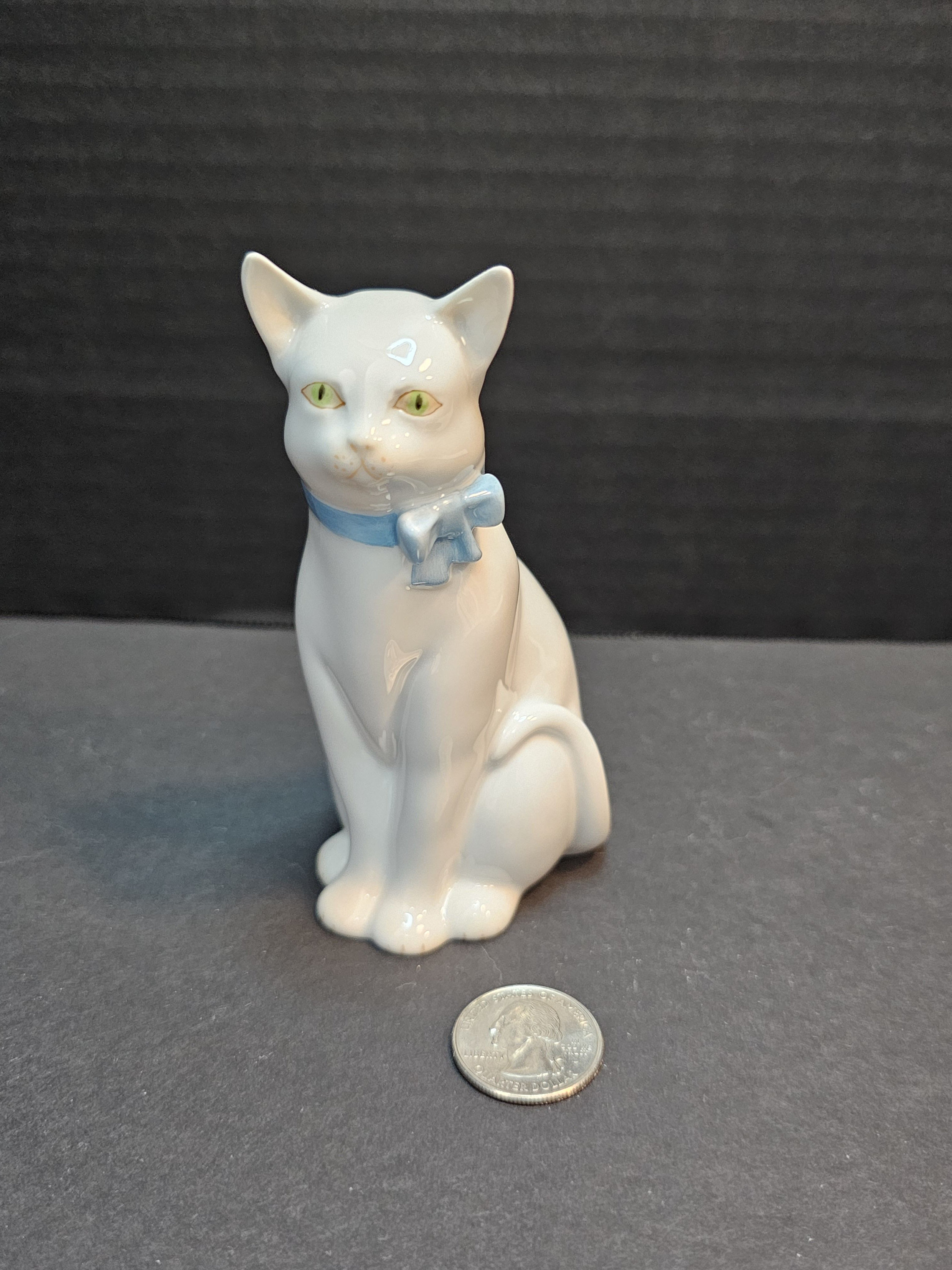 ヘレンドの白猫、ハンガリー - Etsy 日本