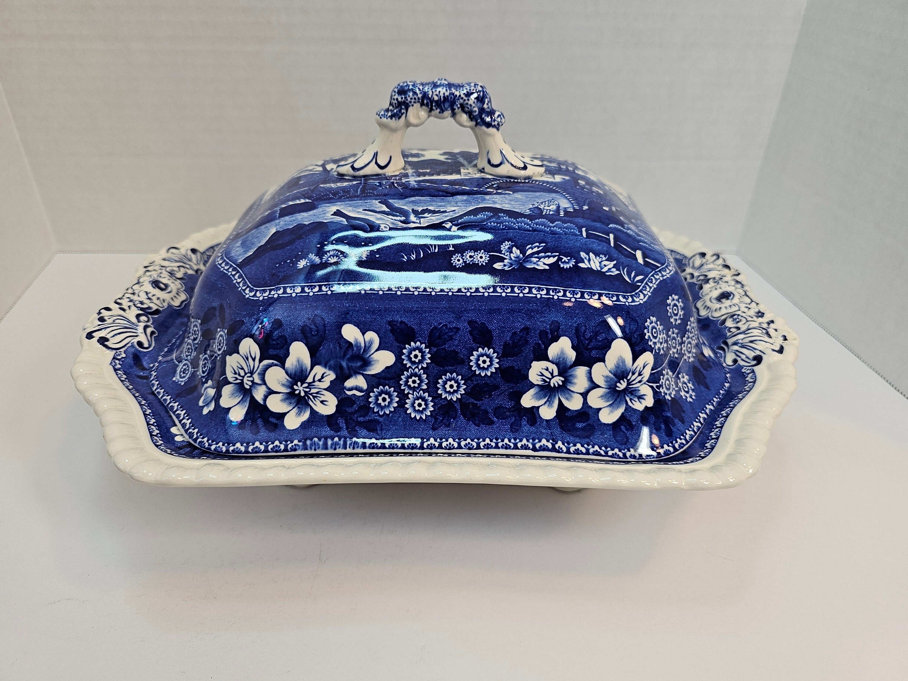 Spode blue tower - Etsy 日本