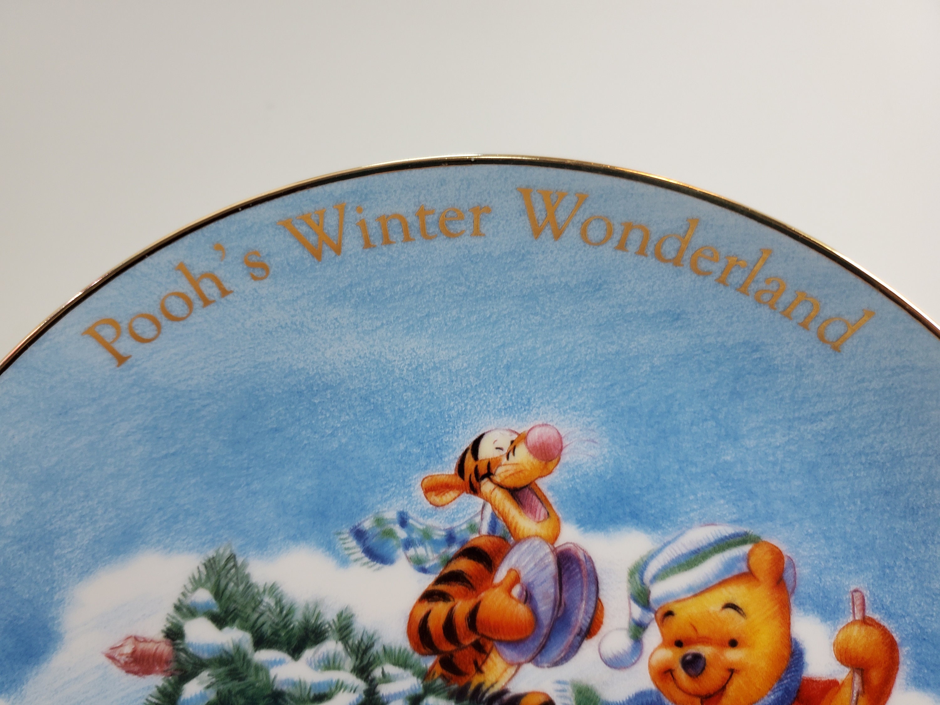 Disney 1996 Pooh's Winter Wonderland Plate, USA - Etsy