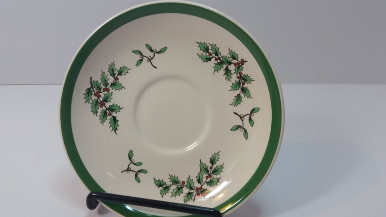 Spode Christmas Tree Saucer Made in England
