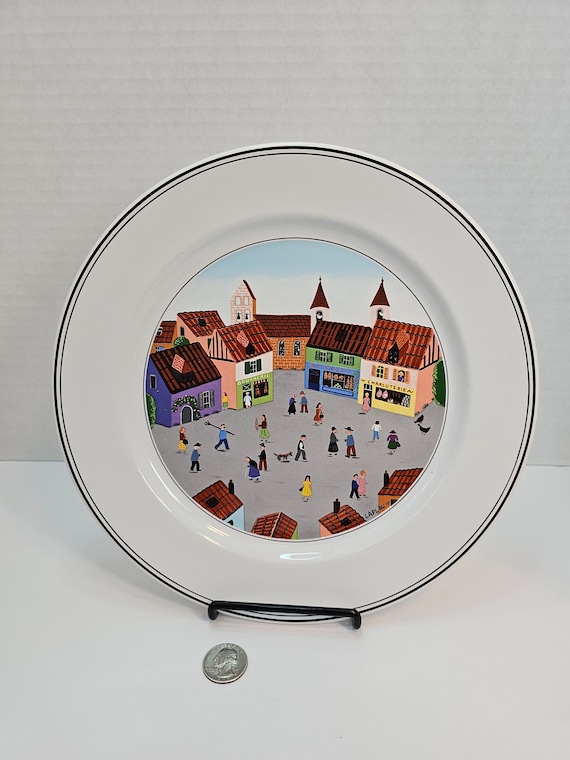 Villeroy & Boch Design Naif, Old Village Square, Dinner Plate