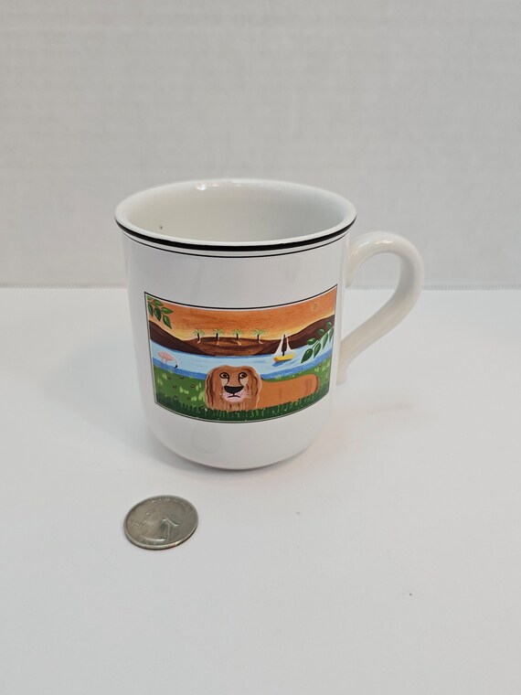 Villeroy & Boch Design Naif、ライオン、マグカップ、ルクセンブルク