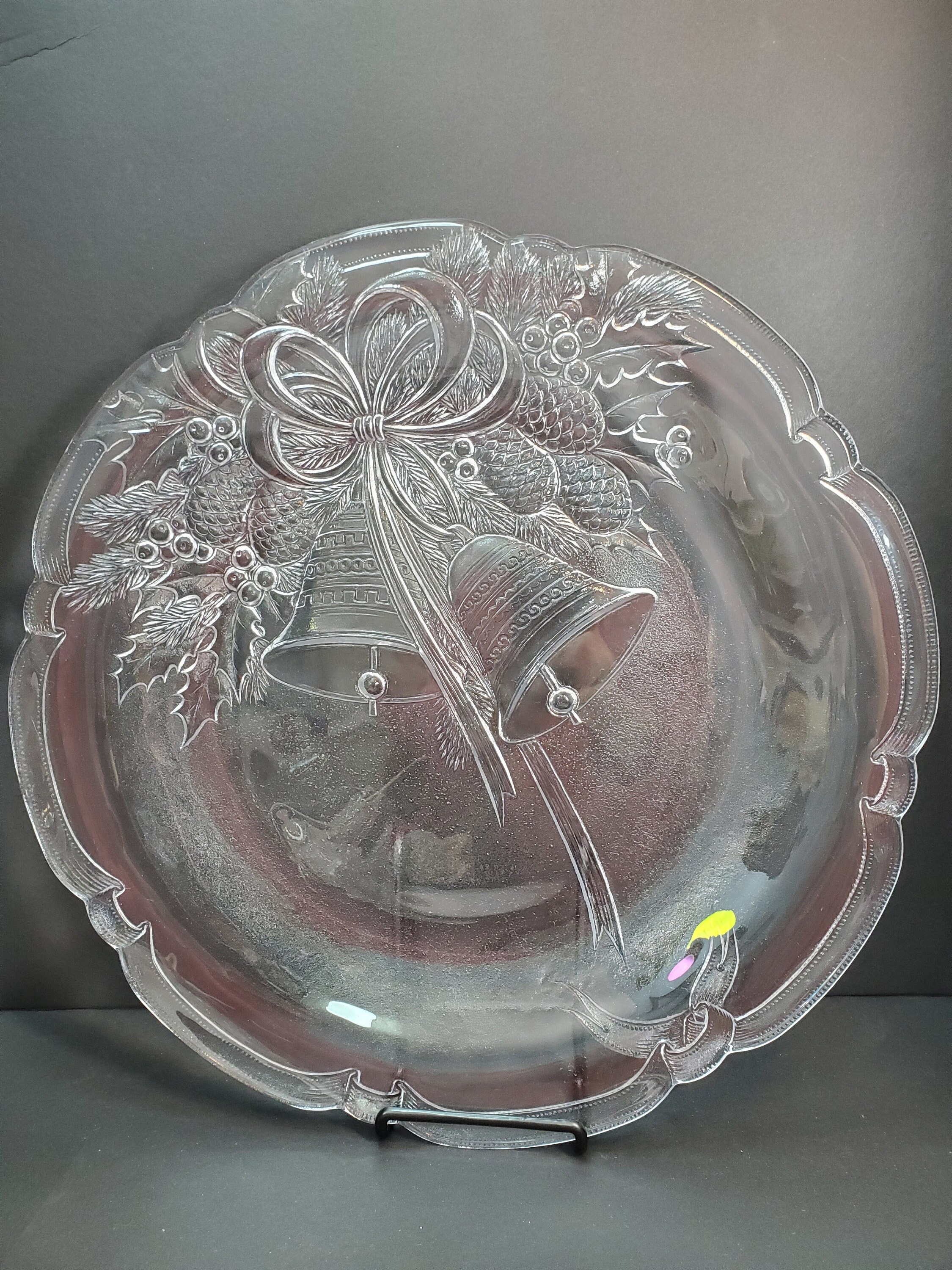 Mikasa Crystal Holiday Bells Hostess Platter, Original Box - Etsy