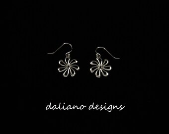 Tiare Tahiti Hook Earrings. Hawaiian & Island inspired jewelry designs. 925 Sterling Silver w/ Rhodium plating to prevent tarnish.