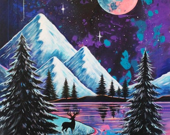 Zauberhafte Berge - Print