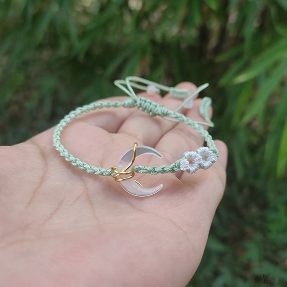 Hand Knotted Love Between Fairy and Devil Bracelet, Can Lan Jue