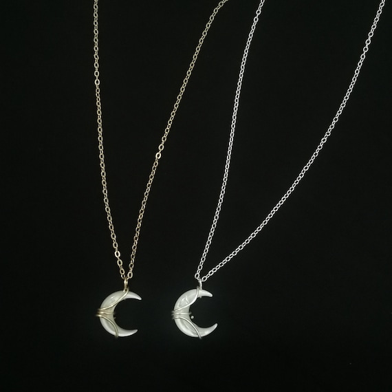 Hand Knotted or Dainty Chain Love Between Fairy and Devil Necklace