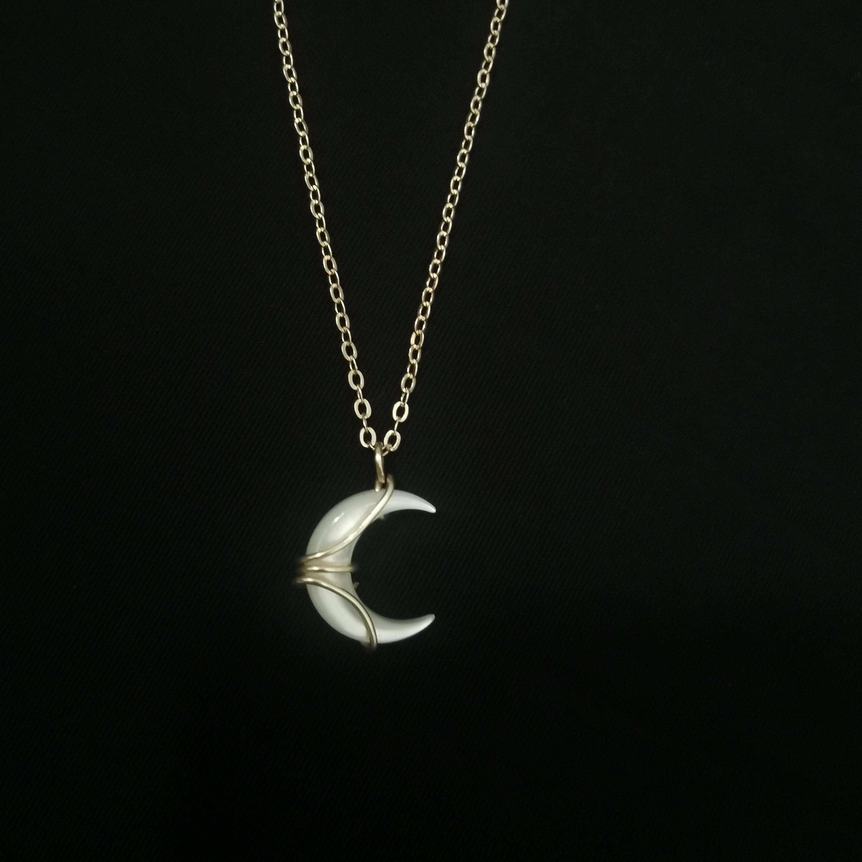 Hand Knotted or Dainty Chain Love Between Fairy and Devil Necklace