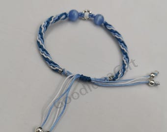 Nezha Ao Bing Bracelet, 哪吒 敖丙 Hand Made Chinese Knot Bracelet, Adjustable Bracelet for He / Her
