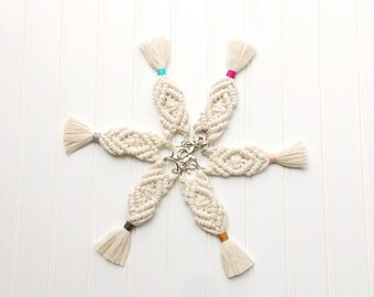 Macrame keychain | Etsy