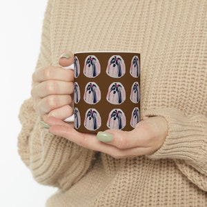 Shih Tzu Dog Ceramic Mug 11oz