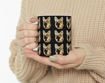 German Shepherd Dog Ceramic Mug 11oz