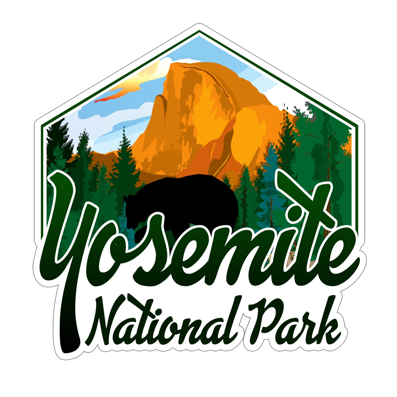 National Park Decal Sticker Car RV Car Bumper US Travel Design Etsy UK