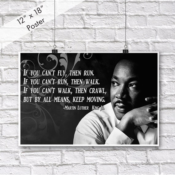 Martin Luther King Jr Quote Poster Classroom Posters Etsy