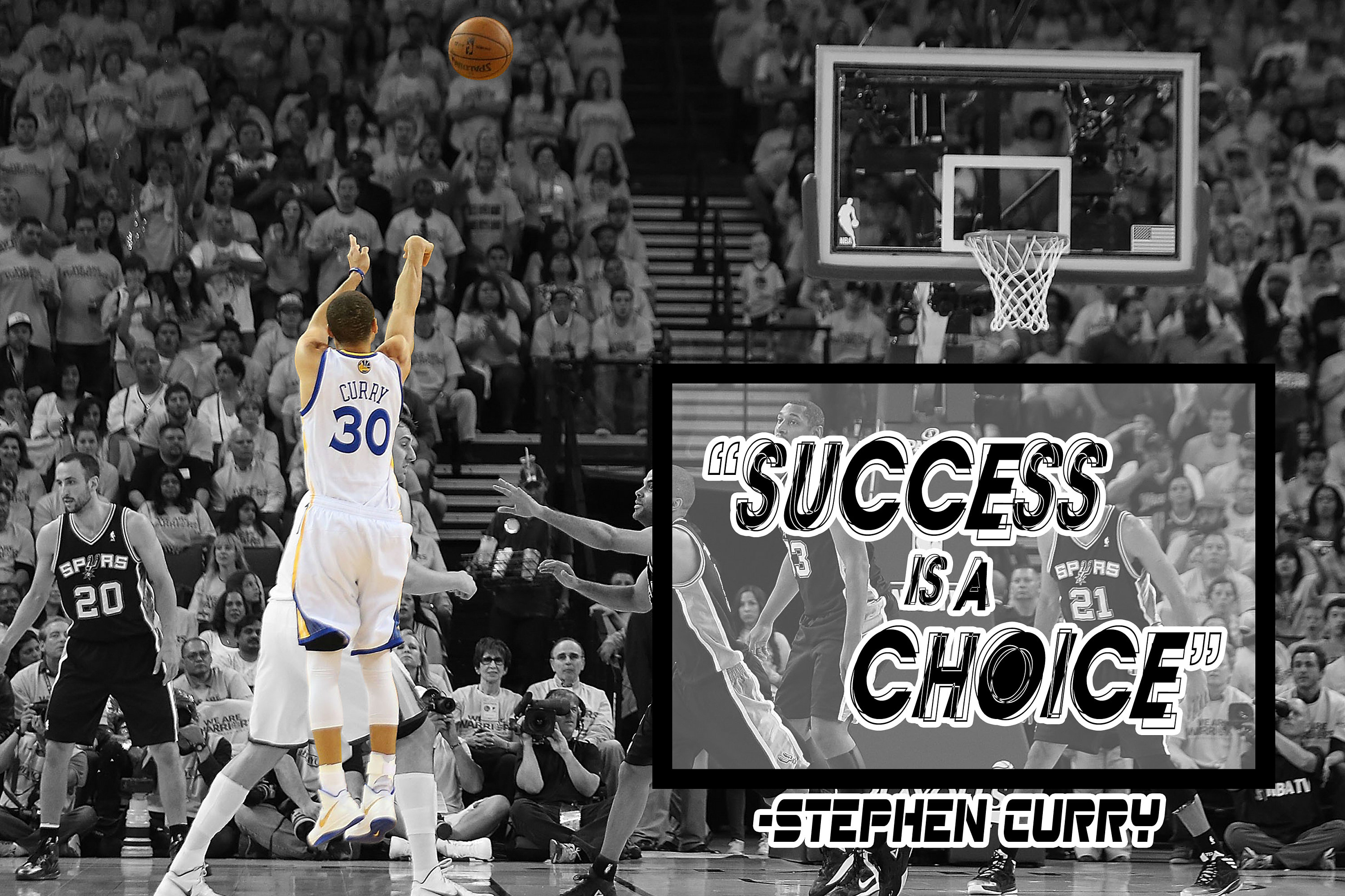 Stephen Curry Poster Golden State Warriors Wall Art 