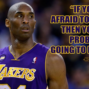 Kobe Bryant Poster Quote Cool Quotes Posters Basketball Sports Décor ...