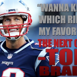 Tom Brady cartel cita decoraciones citas carteles decoración de fútbol deportes entrenamiento crecimiento Mindset profesor de fútbol educativo aprendizaje P034