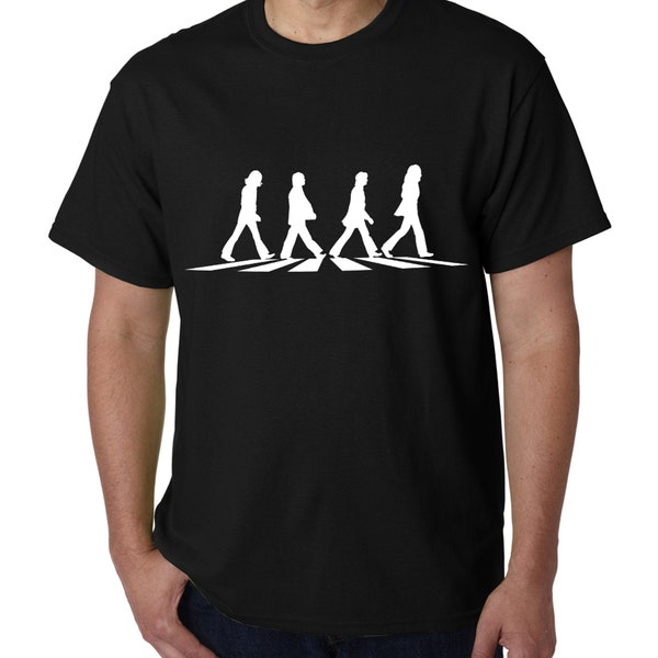 The Beatles Tshirt Abbey Road Crosswalk T-Shirt Merchandise T Shirt T/Shirt TS001