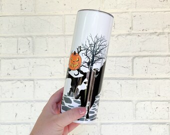 Headless Horseman Tumbler | Disney Inspired Cup | Sleepy Hollow Insulated Cup | Halloween Starbucks Tumbler | Boo to You | Sublimation Cup
