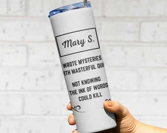 Tombstone Tumbler | Haunted Mansion Tumbler | Disney Inspired Cup | Halloween Tumbler | Classic Halloween Decor | Christmas Gift Tumbler