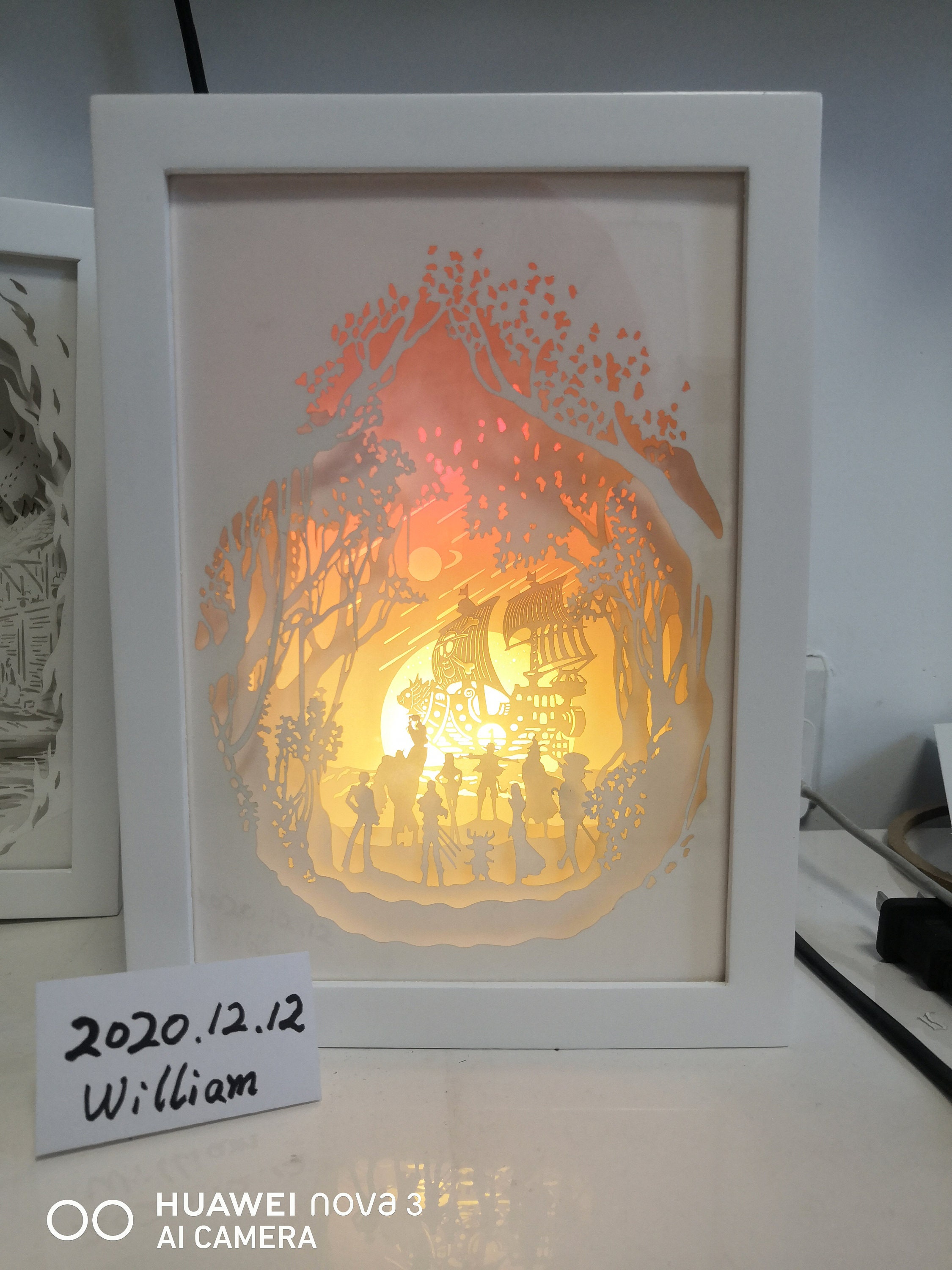 Paper Cut Light Box Etsy