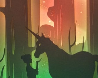 Princess and unicorn(SVG)