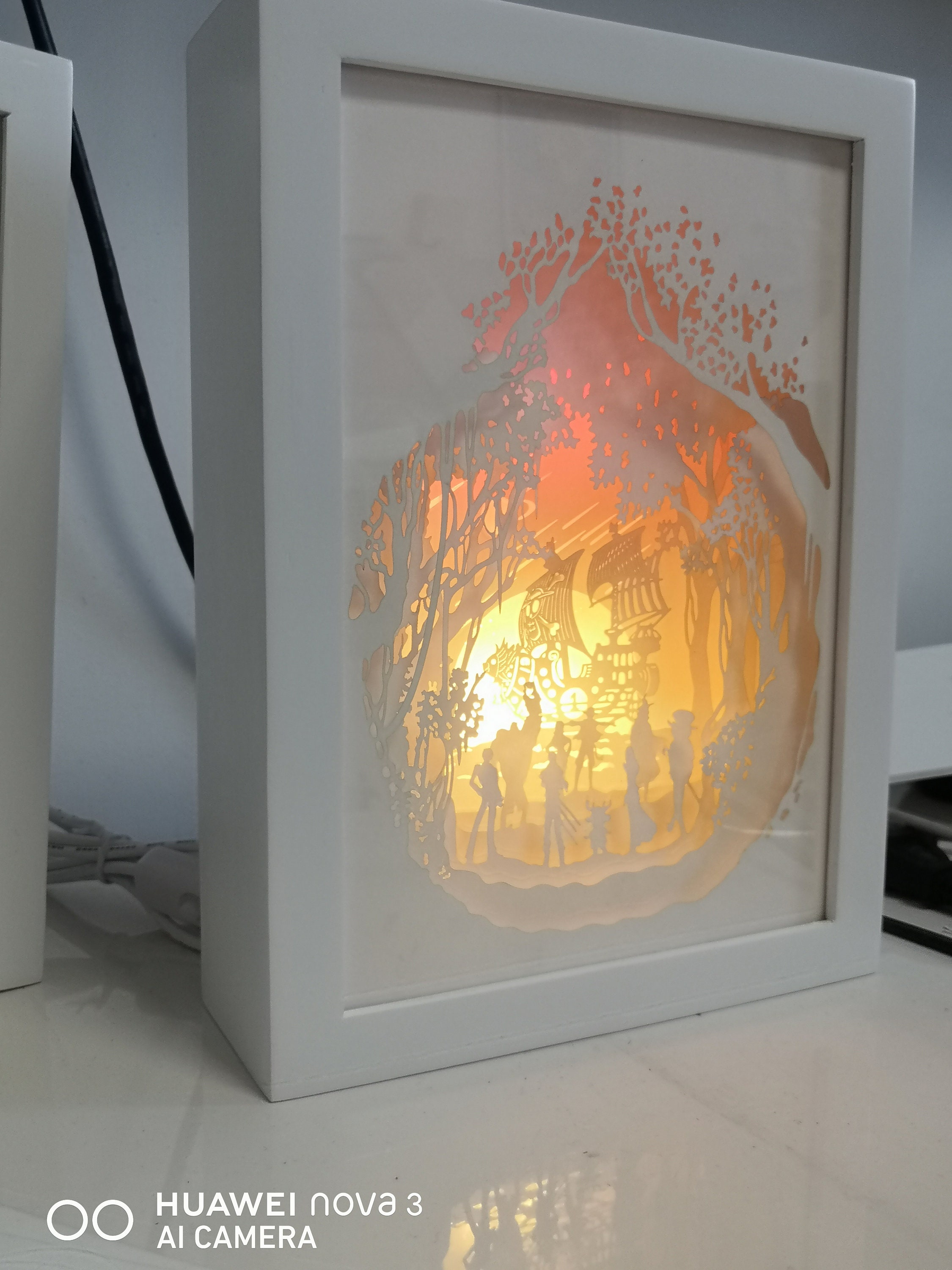 Paper Cut Light Box Etsy