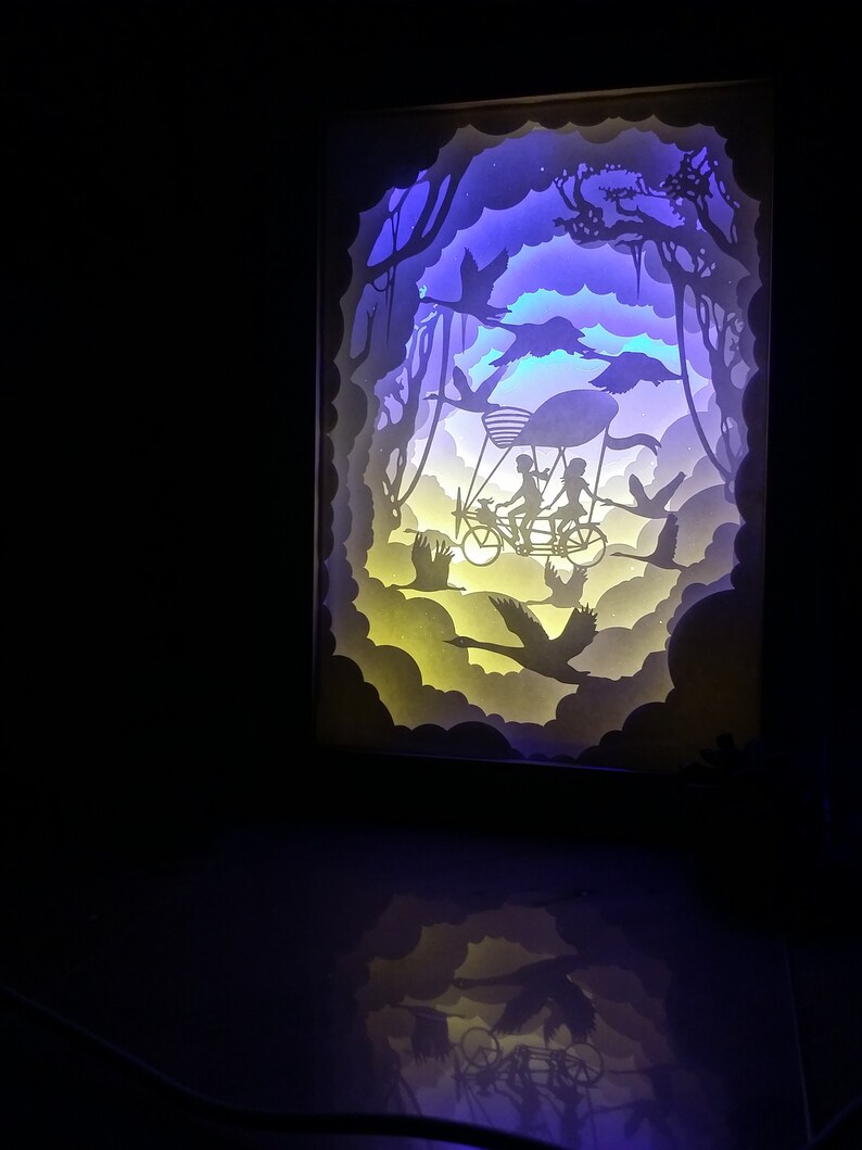 Paper Cut Light Boxes/night Light/gift Etsy