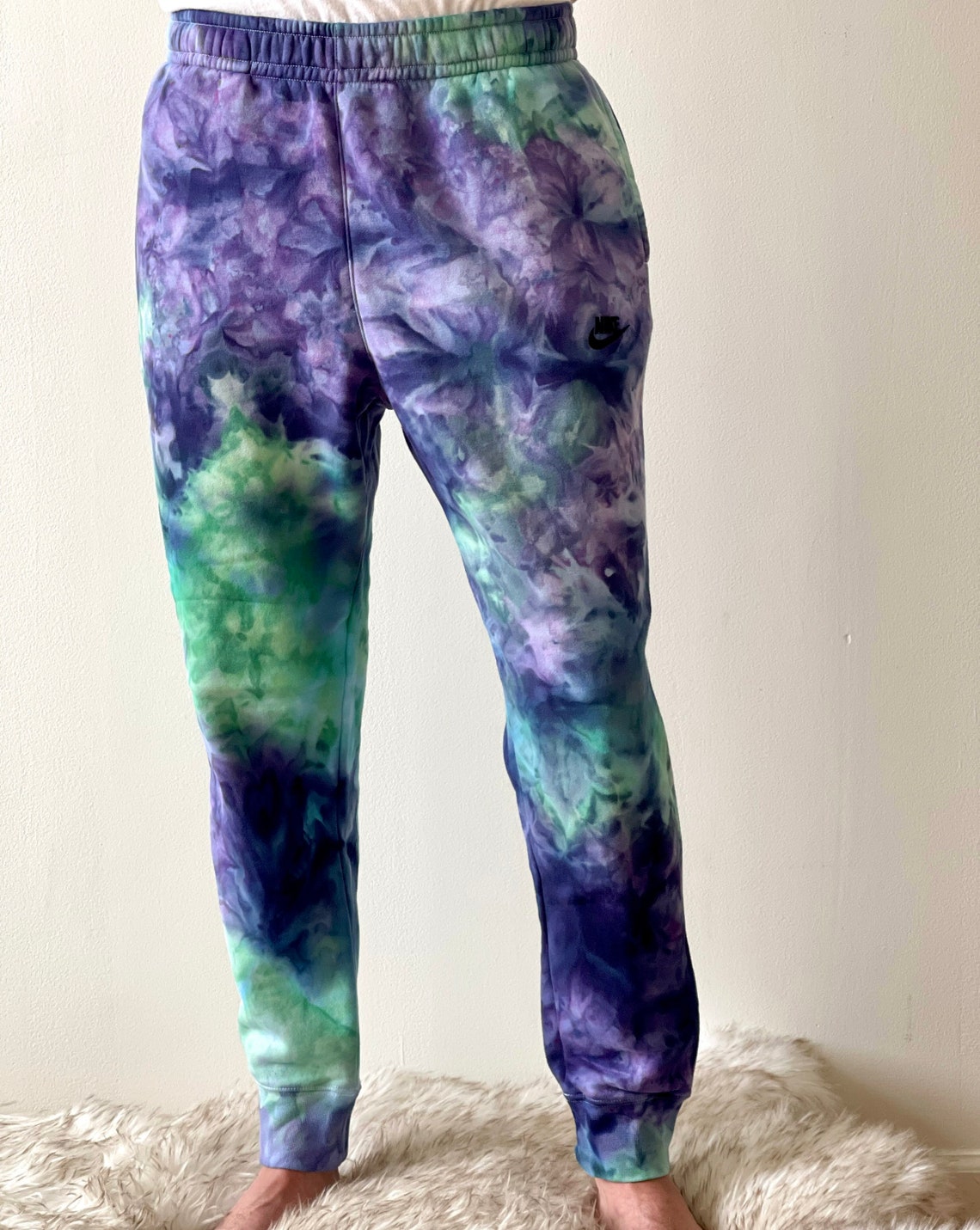 Tie Dye Nike Sweatpants Tie Dye Nike Joggers large Etsy