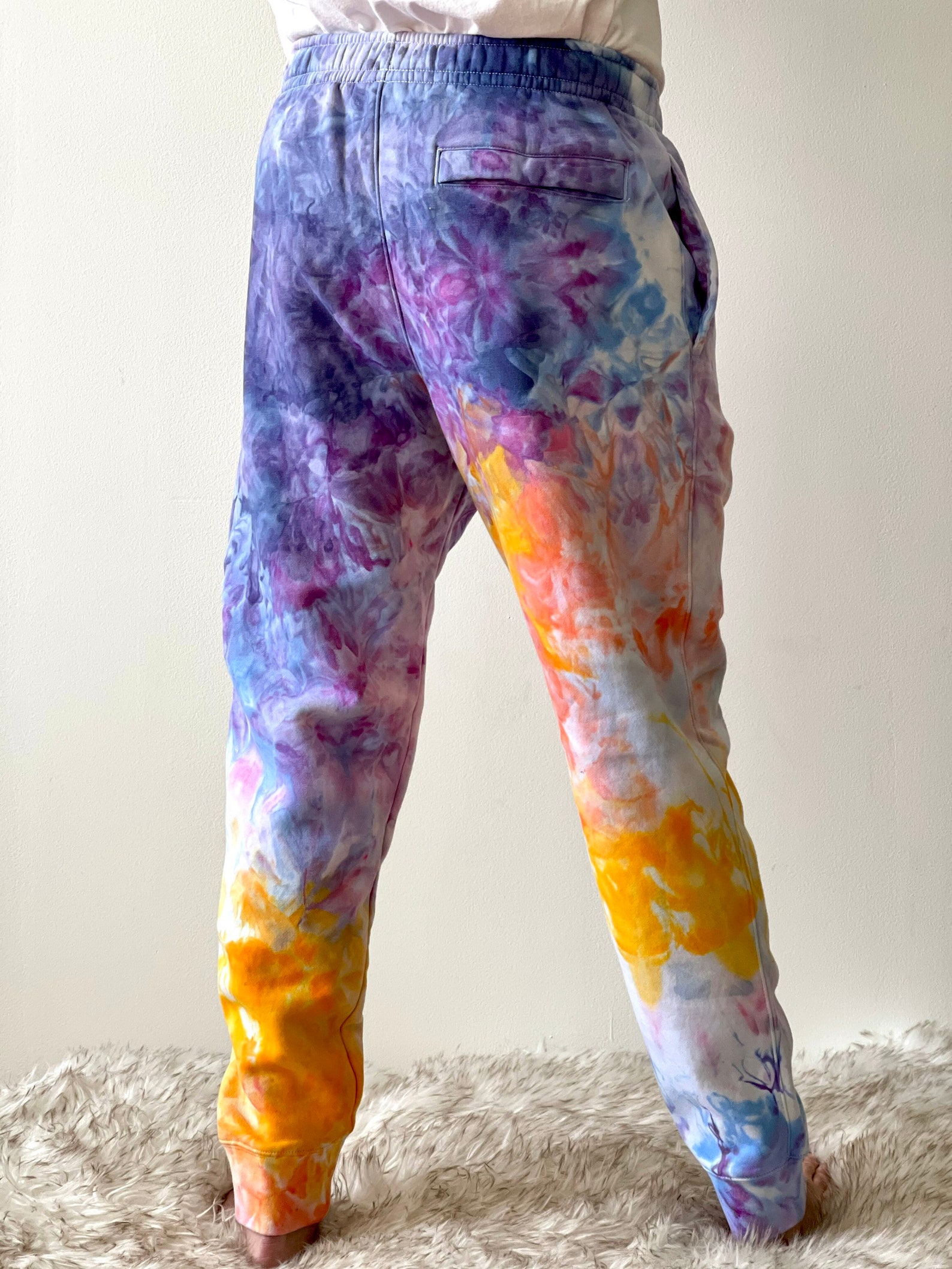 Tie Dye Nike Sweatpants Tie Dye Nike Joggers medium Etsy